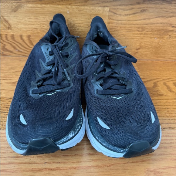 Hoka Black and White Athletic Shoes - Picture 2 of 7